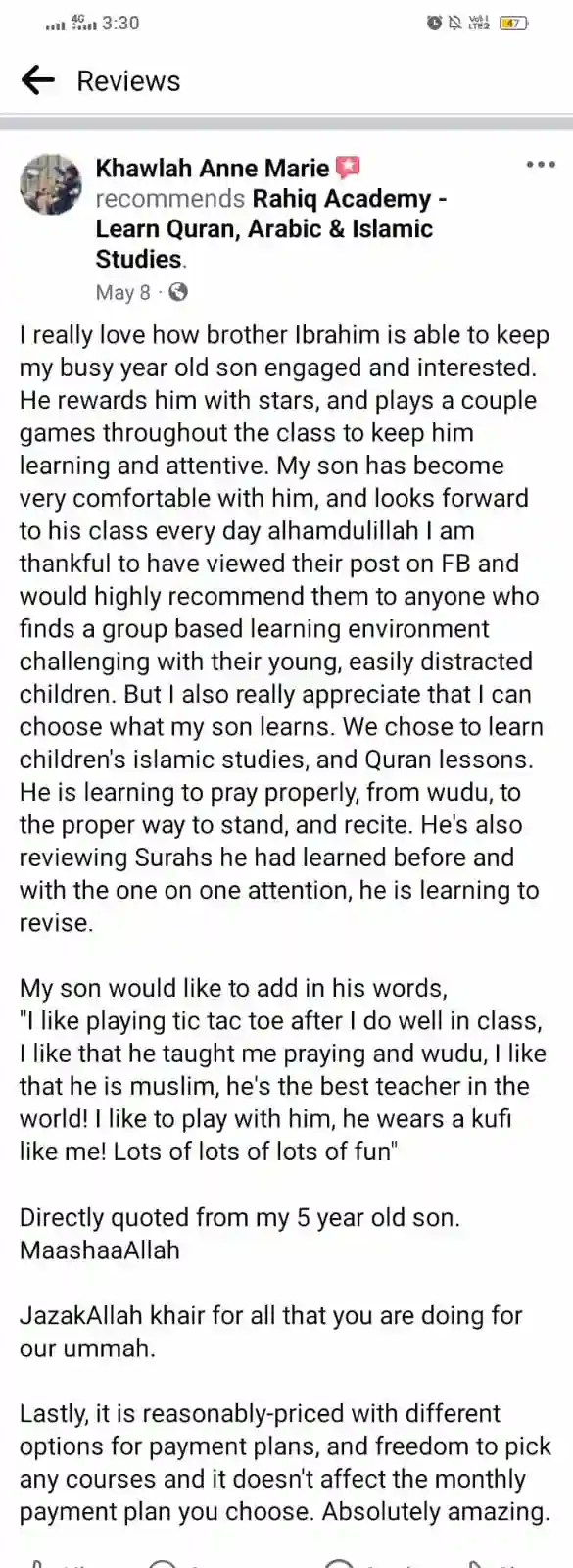 The Benefits of Teaching the Quran to Kids Online