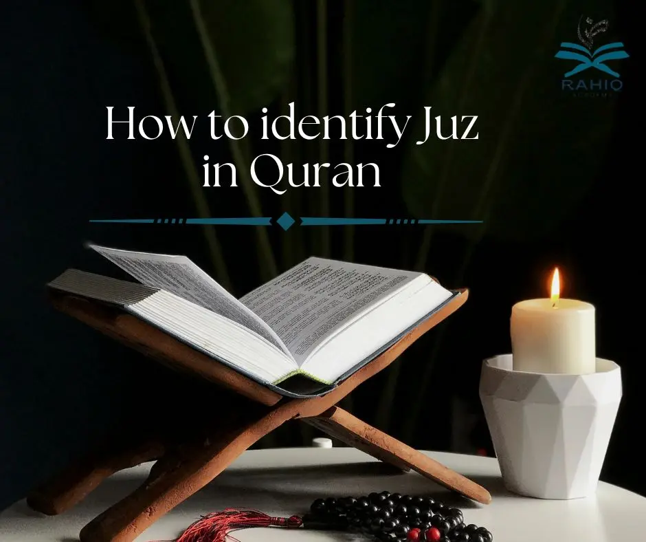 how to identify juz in quran