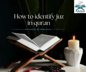 how to identify juz in quran
