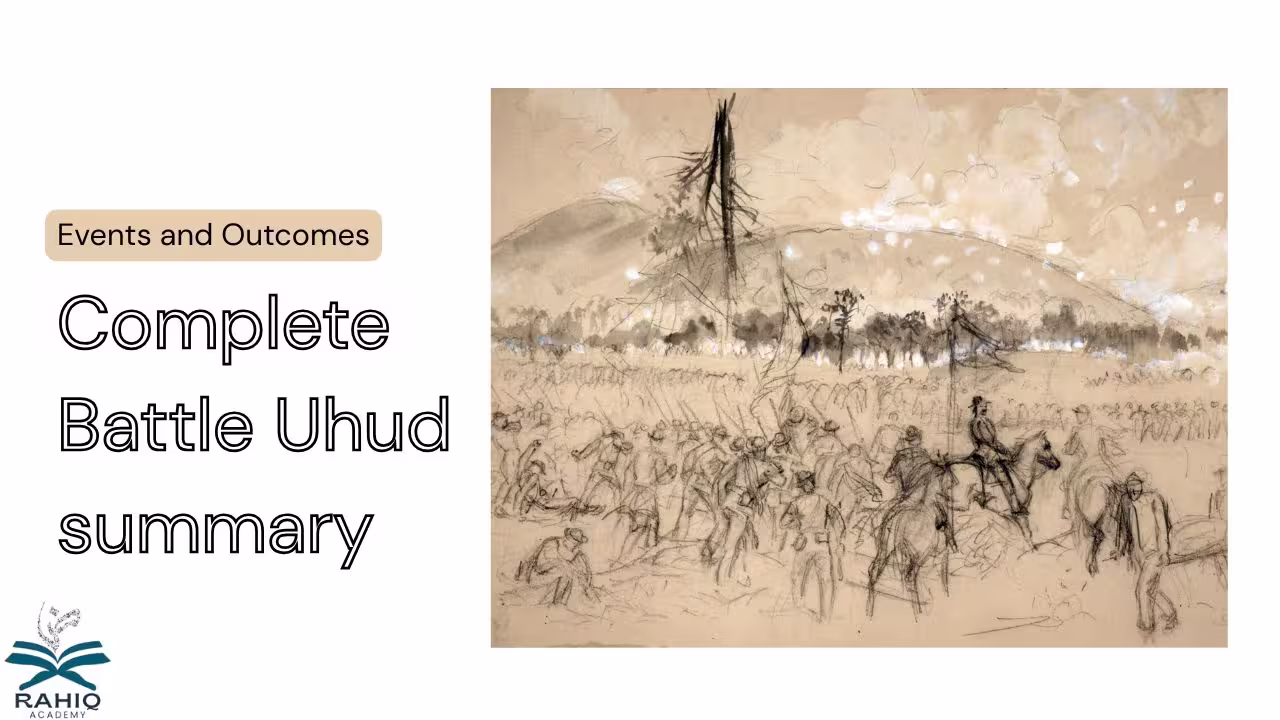 Battle Uhud summary​
