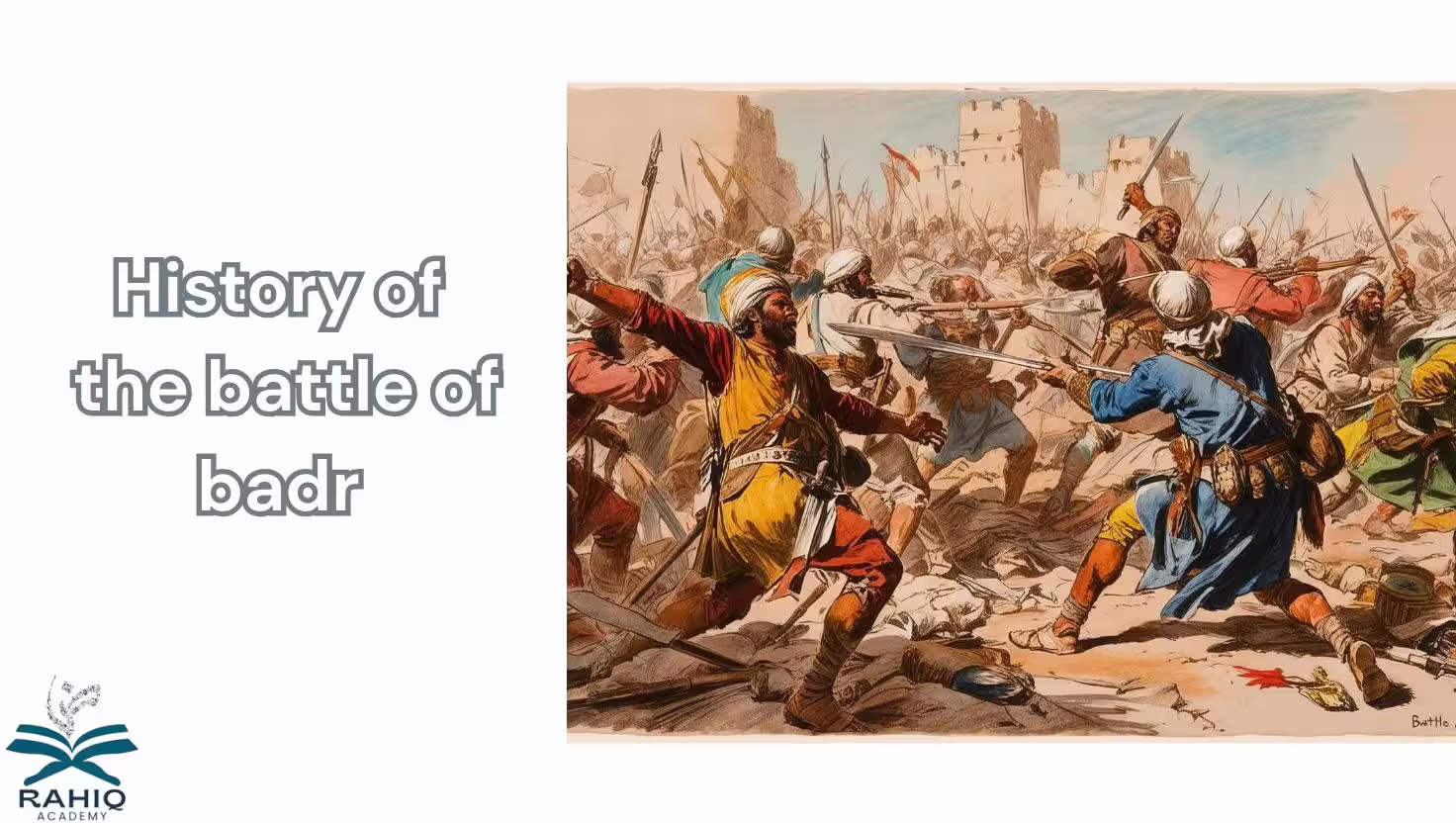 history of the battle of badr