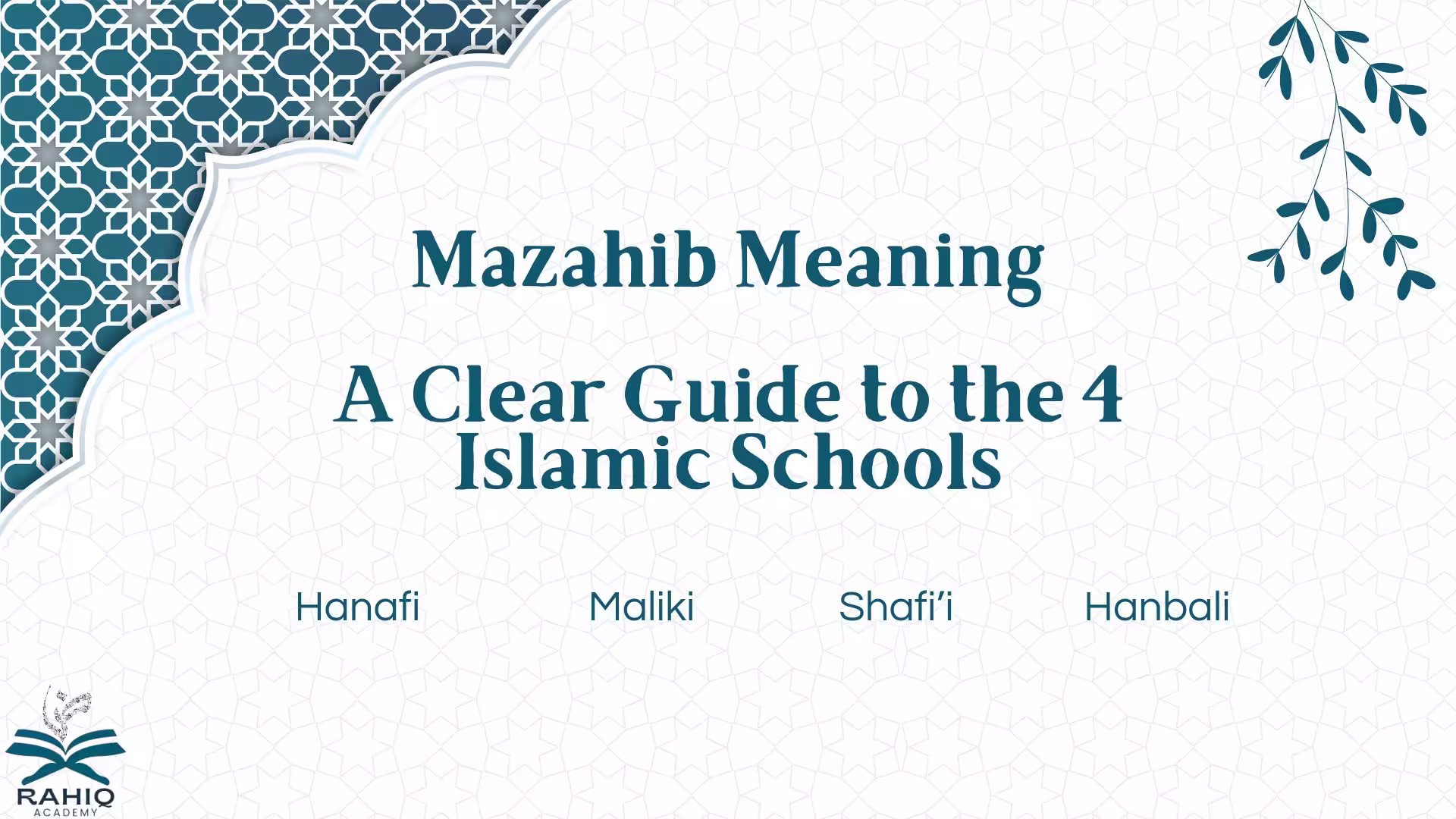 mazahib meaning