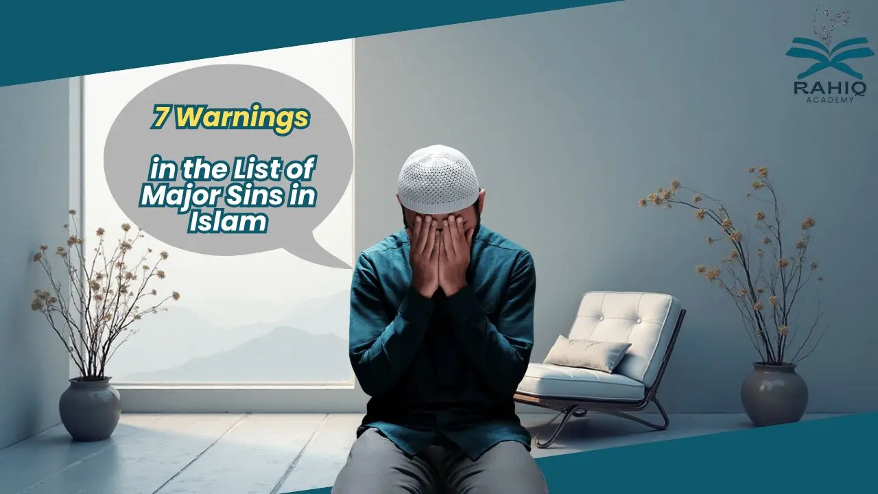 list of major sins in Islam​