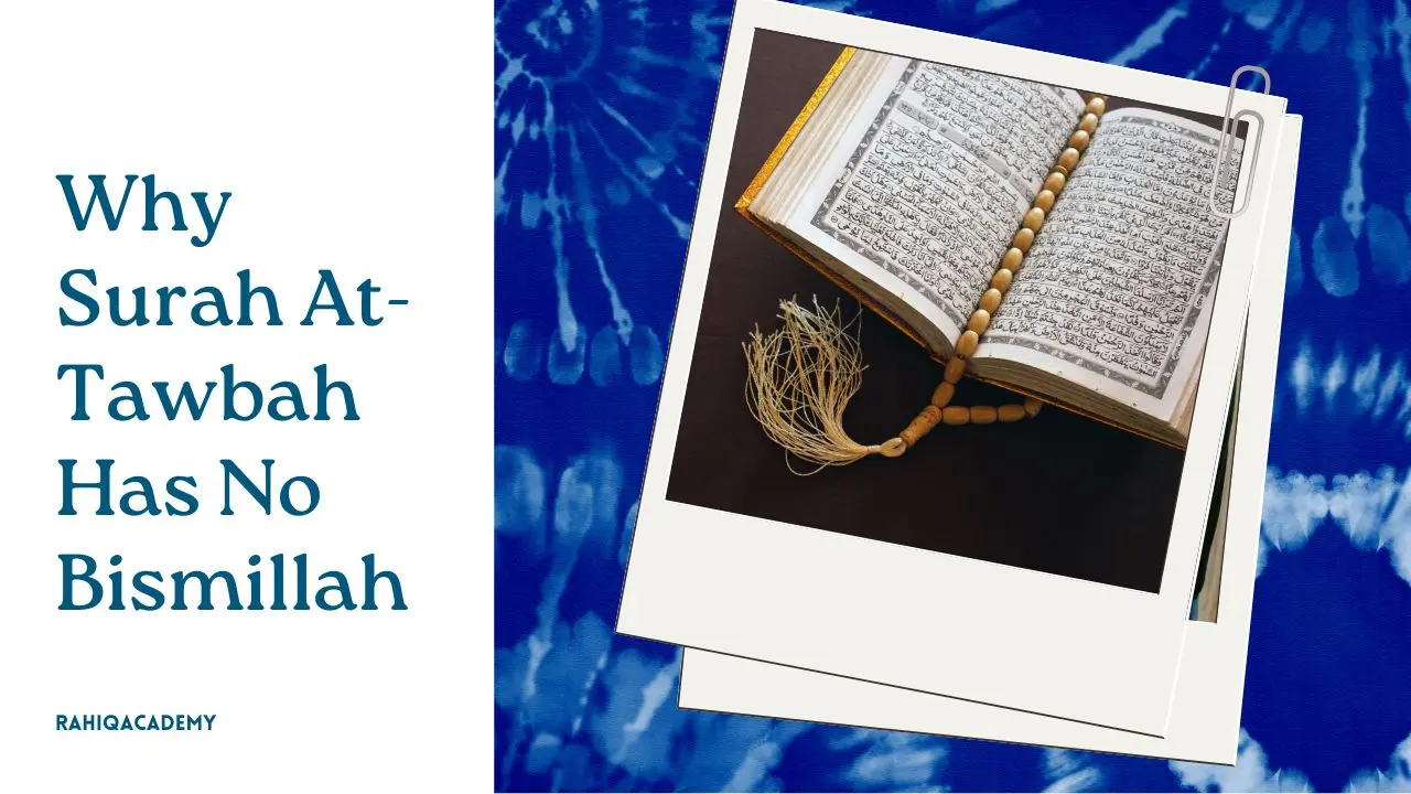 why surah at-tawbah has no bismillah